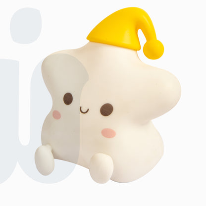 مصباح ليلي للأطفال – إضاءة غرفة بتصميم نجوم، سيليكون ناعم