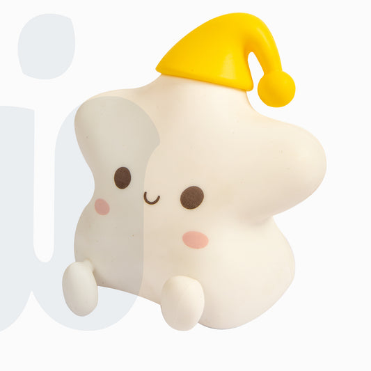 مصباح ليلي للأطفال – إضاءة غرفة بتصميم نجوم، سيليكون ناعم