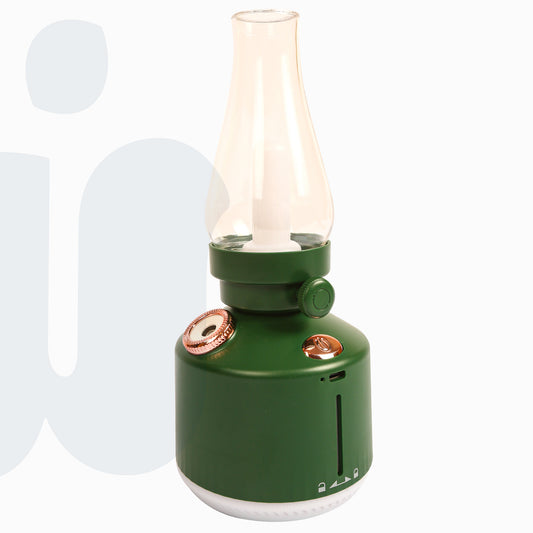 جهاز ترطيب هواء مع مصباح متعدد الألوان – تصميم عتيق