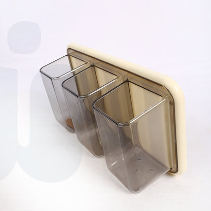 علبة تخزين بلاستيكية للحائط متعددة الاستخدامات