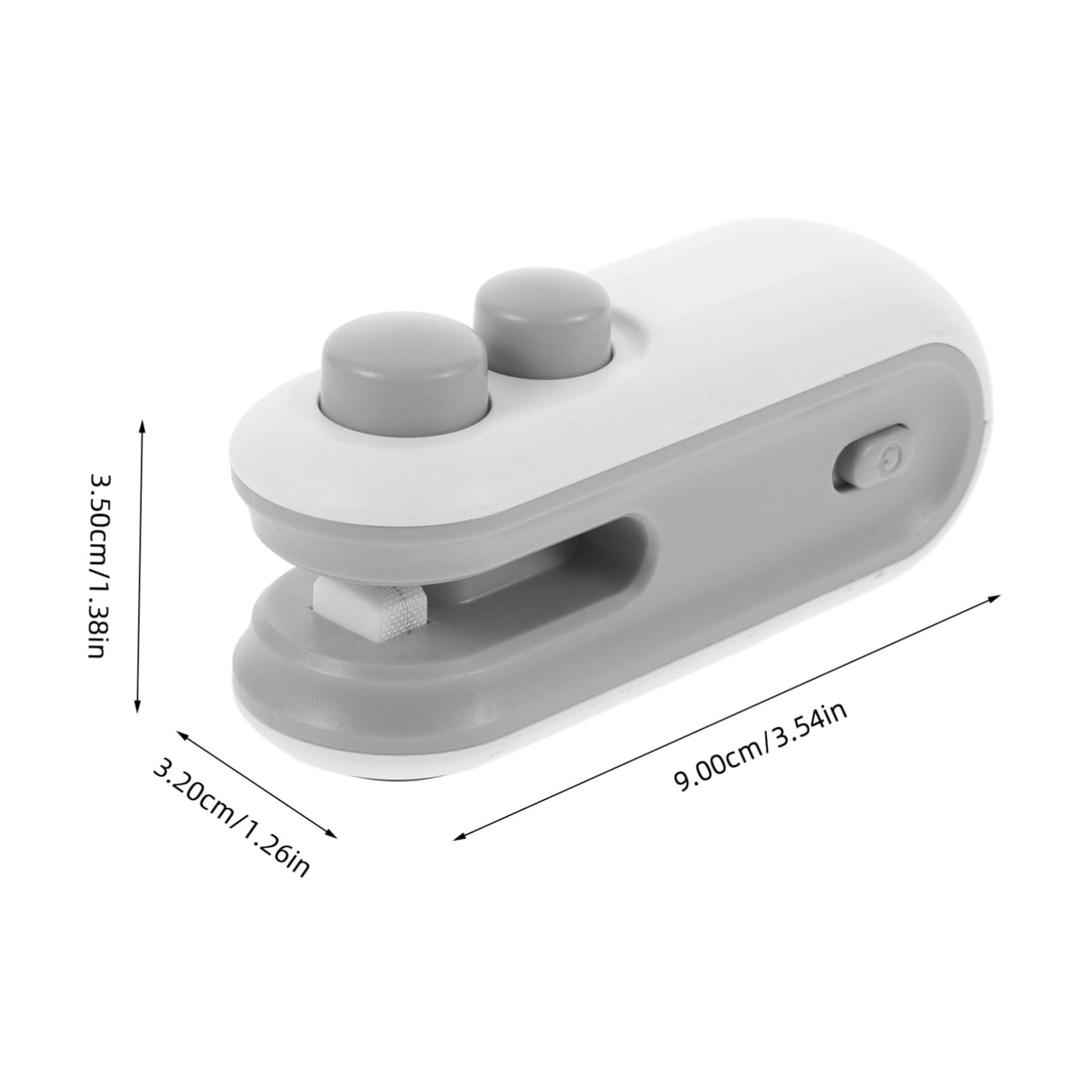 أداة إغلاق أكياس صغيرة 2 في 1 قابلة لإعادة الشحن