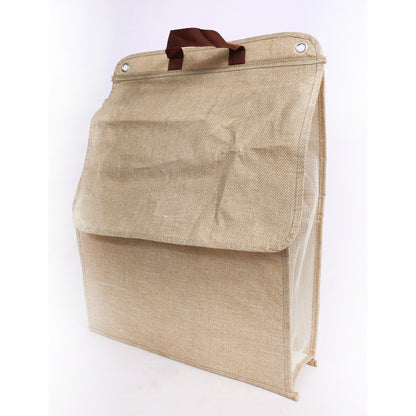 سلة غسيل مثبتة على الحائط، حاوية قماشية قابلة للطي، سعة كبيرة للملابس