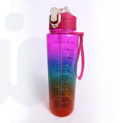 زجاجة مدرّجة سعة 900 مل – أكريليك ألوان متعددة