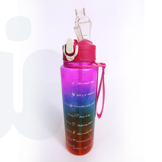 زجاجة مدرّجة سعة 900 مل – أكريليك ألوان متعددة