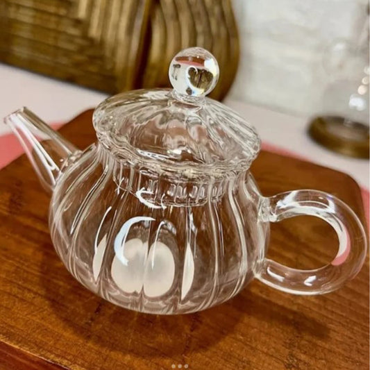 براد شاي زجاجي مع فلتر مقاوم للحرارة – سعة 800 مل