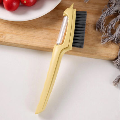 فرشاة تنظيف وتقشير البطاطس والجزر – فرشاة مرنة قابلة للفصل