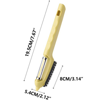 فرشاة تنظيف وتقشير البطاطس والجزر – فرشاة مرنة قابلة للفصل