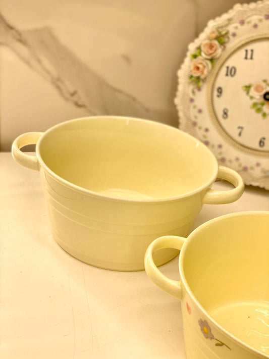 حلة بورسلين حراري مقاس 24 سم