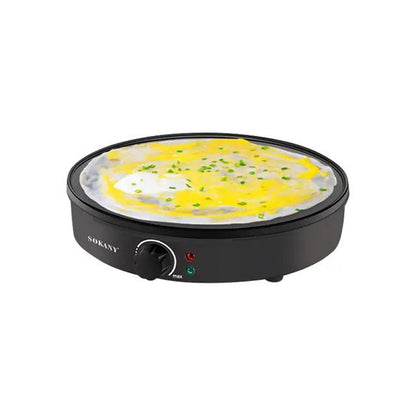 ماكينة صناعة البيتزا والكريب والفطائر والبان كيك – قوة 1000 وات