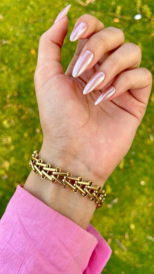 إسوارة سلسلة ستانلس ستيل أنيقة