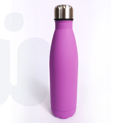 زجاجة مياه استانلس مط سعة 500 مل متعددة الألوان