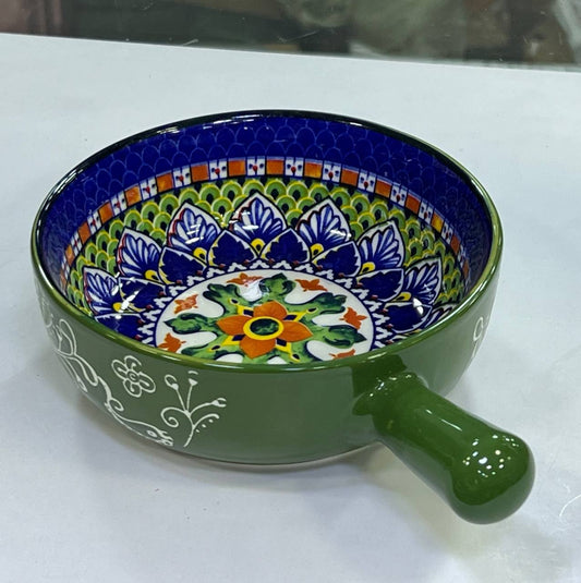 قلاية بورسلين حراري على النار مباشر مقاس 16 سم  الوان متعددة