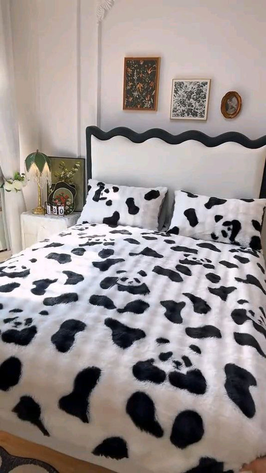 طقم كفر سرير فرو ناعم – 3 قطع