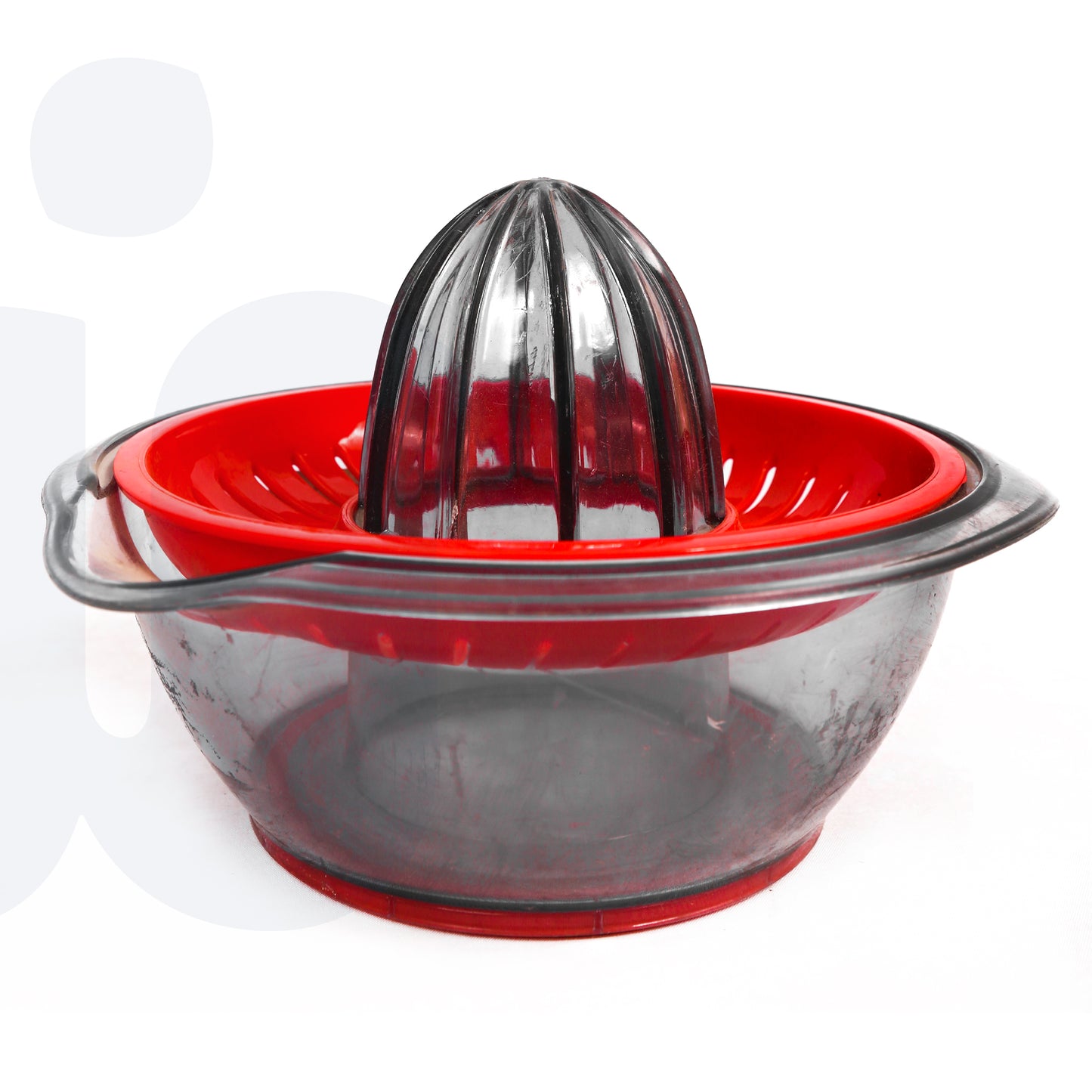 عصّارة حمضيات بلاستيكية شفافة