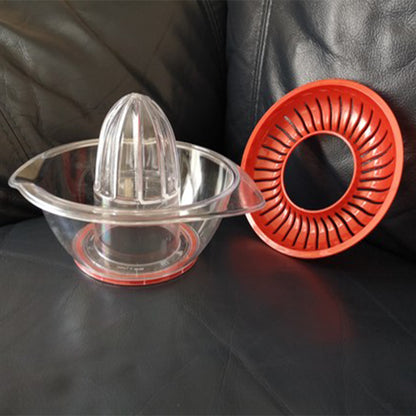 عصّارة حمضيات بلاستيكية شفافة