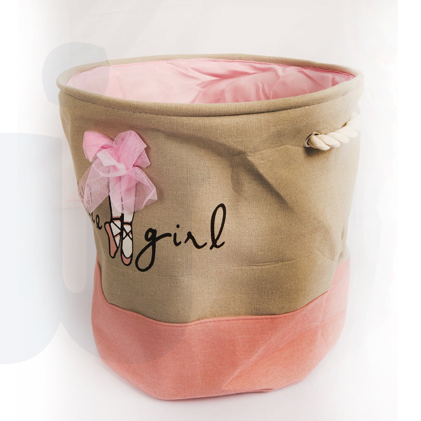 سلة غسيل قابلة للطي – تصميم دائري مقاوم للماء بسعة 45 لتر