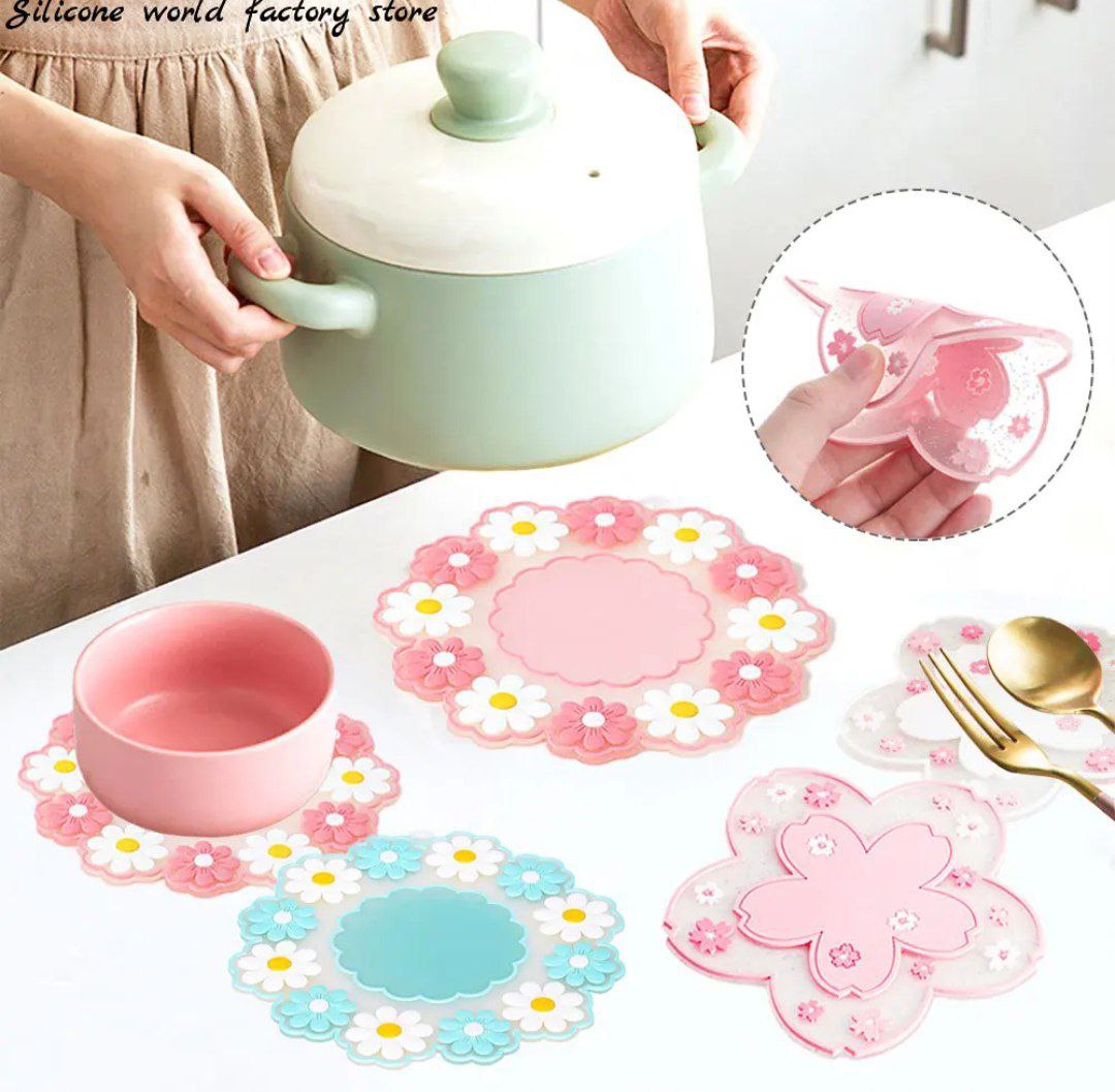 كوستر سيليكون للحلل والأطباق