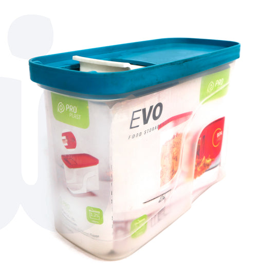 علبة أكريليك لتخزين الطعام والبقوليات – شفاف