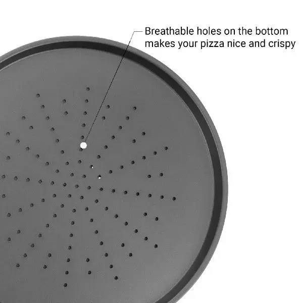 صينية بيتزا مخرمة أصلية مقاس 32 سم