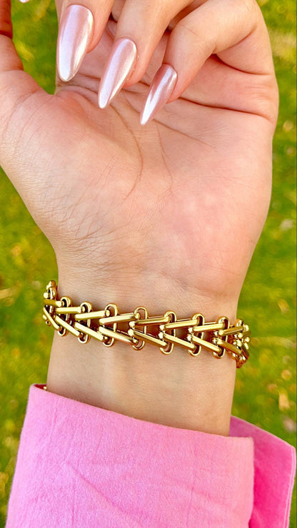 إسوارة سلسلة ستانلس ستيل أنيقة