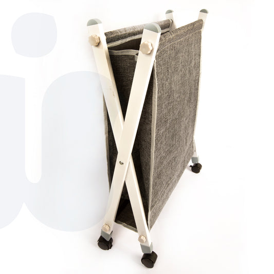 سلة غسيل متحركة قابلة للطي – عمليّة وسهلة النقل