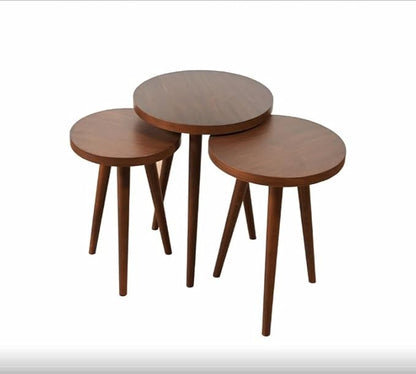 طقم طاولات قهوة متداخلة - تصميم عصري وعملي