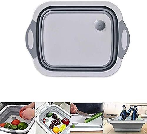 لوح تقطيع متعدد الوظائف قابل للطي