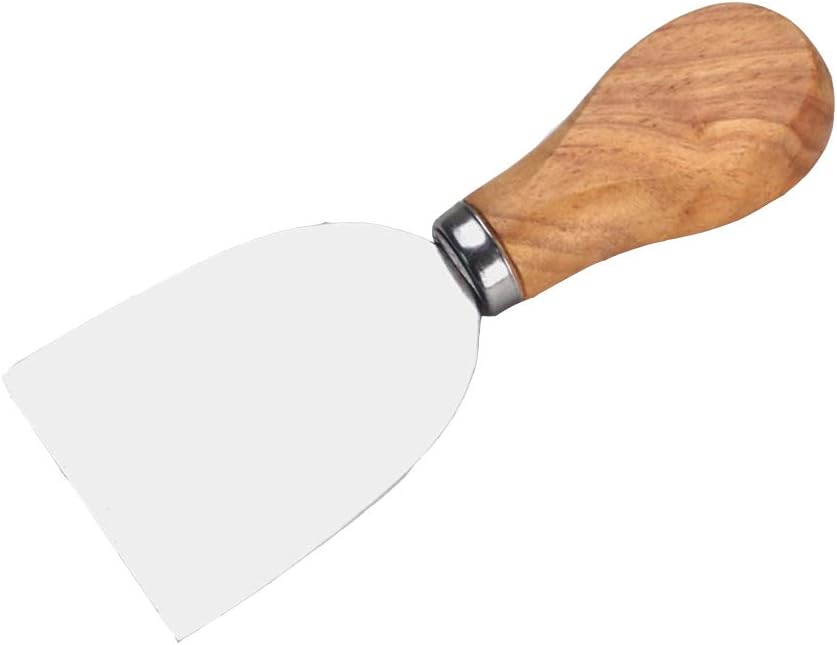 سكين تقطيع شرائح من الستانلس ستيل بمقبض خشبي