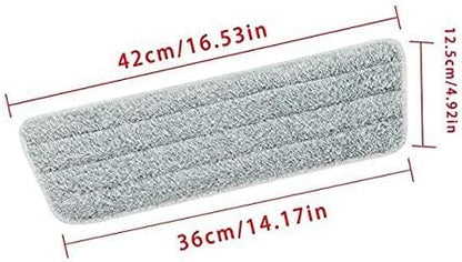 قطعتان غيار للممسحة من المايكروفايبر للاستخدام الرطب والجاف