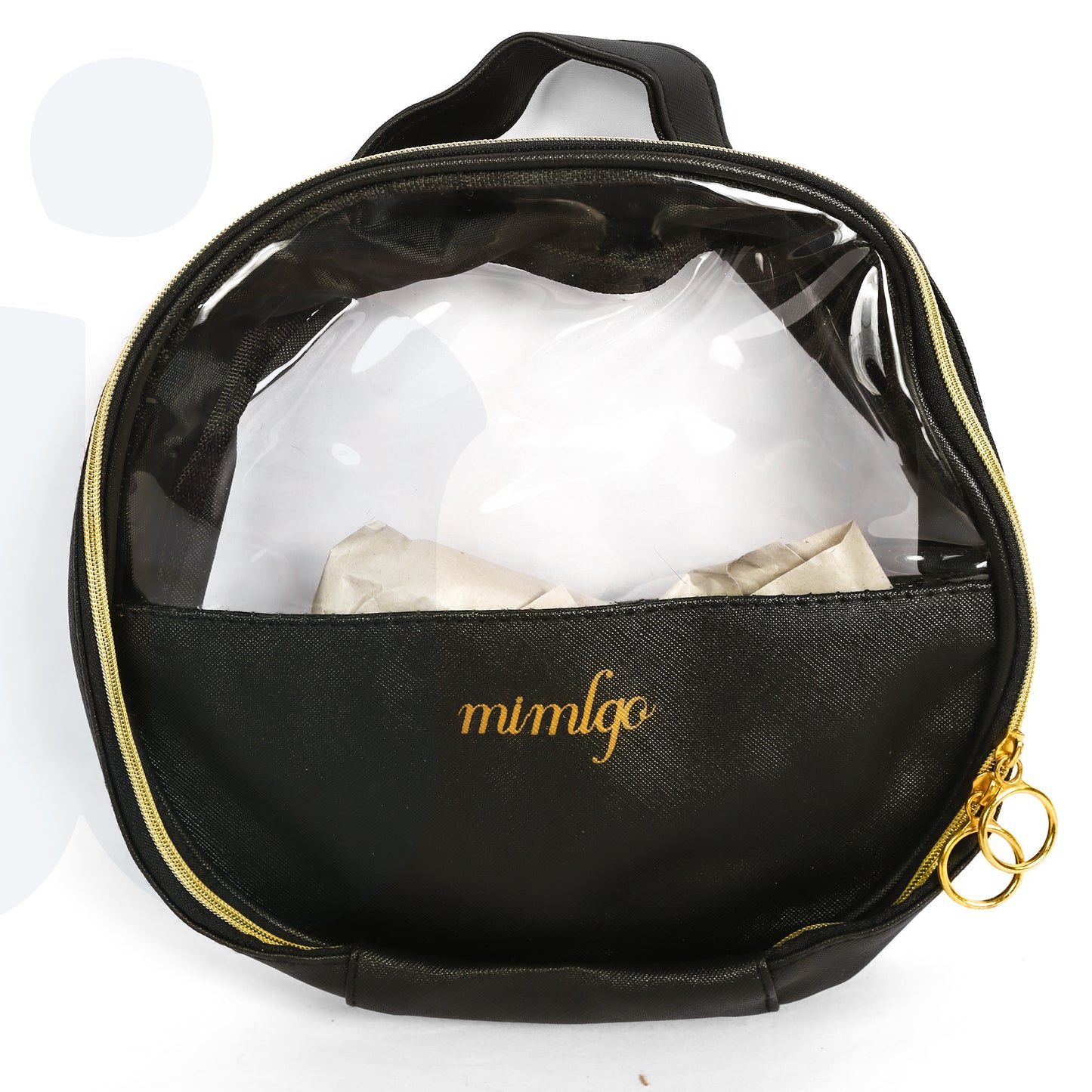 حقيبة مكياج شفافة كبيرة للسفر والتنظيم