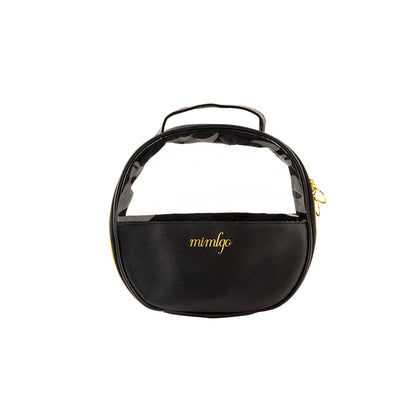 حقيبة مكياج شفافة كبيرة للسفر والتنظيم