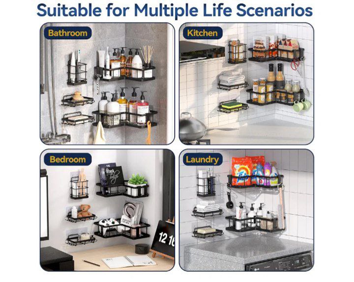 مجموعة أرفف معدن طقم 5 قطع