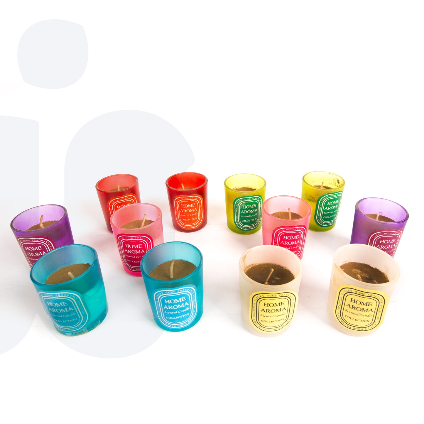 شمع معطر من شمع الصويا – قطعه واحده