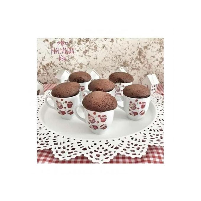 صينية تقديم كبيرة بتصميم دانتيل متوفر بلونين ابيض وبينك