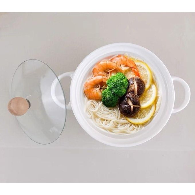 وعاء سيراميك مع غطاء – تصميم كارتوني