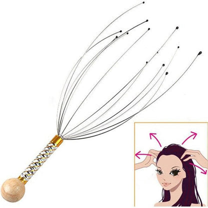 شوكة مساج الرأس لتحفيز الدورة الدموية