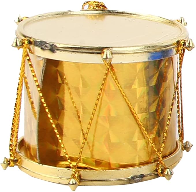 أكمل سحر شجرتك! أضف لمسة تقليدية ومبهجة لديكور عيد الميلاد الخاص بك مع مجموعة زينة الطبول الكلاسيكية هذه.