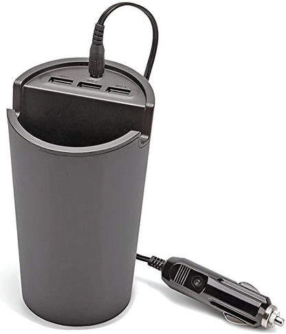 قاعدة شحن USB مع محول ولاعة سجائر للسيارة