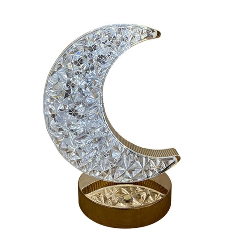مصباح طاولة - شكل هلال لمسة ديكور مضيئة