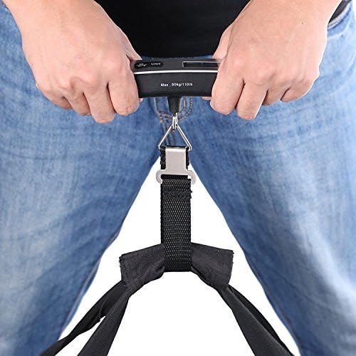 ميزان شنط السفر رقمي لوزن مع قراءة درجة الحرارة (فضي) من بي جيه الكترونيكس 50.0 كيلوجرام