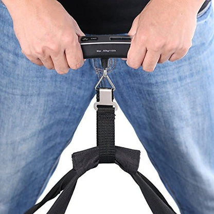 ميزان شنط السفر رقمي لوزن مع قراءة درجة الحرارة (فضي) من بي جيه الكترونيكس 50.0 كيلوجرام