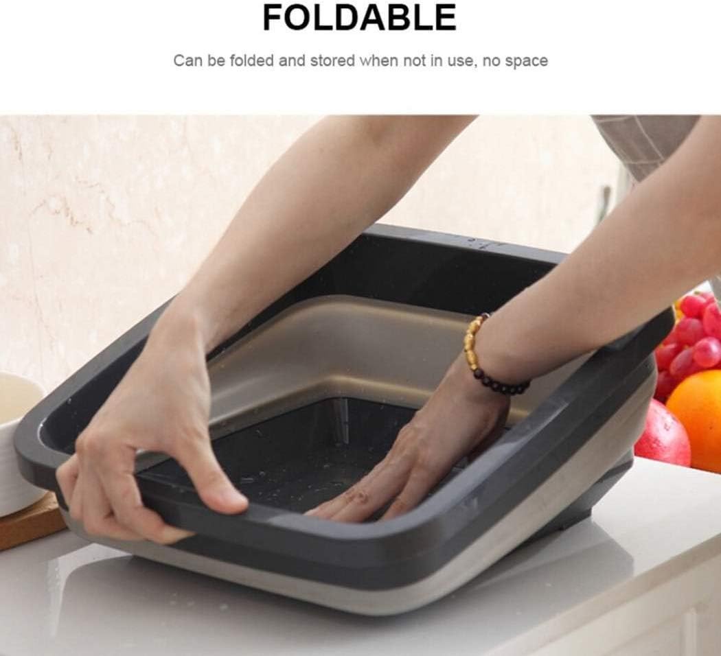 لوح تقطيع متعدد الوظائف قابل للطي