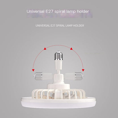 مروحة سقف مزودة بإضاءة وجهاز تحكم عن بعد مقاس 25 سم
