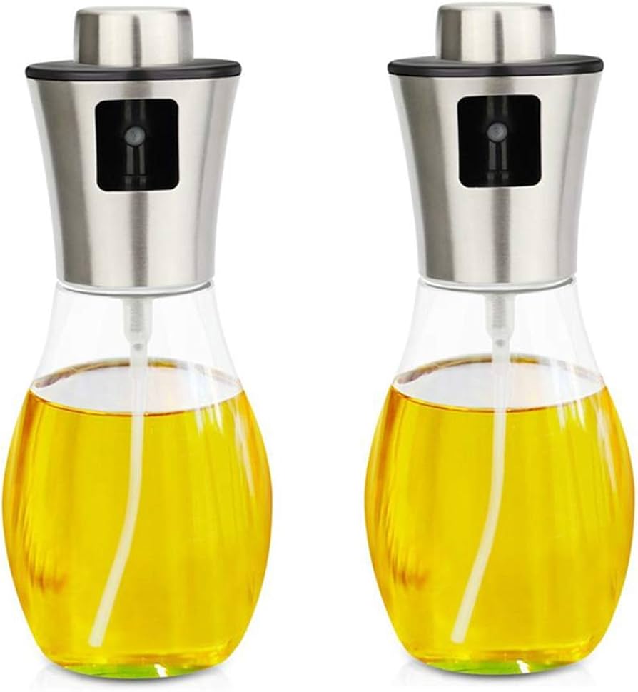 بخاخ زيت زجاجي  مع قمع صب)