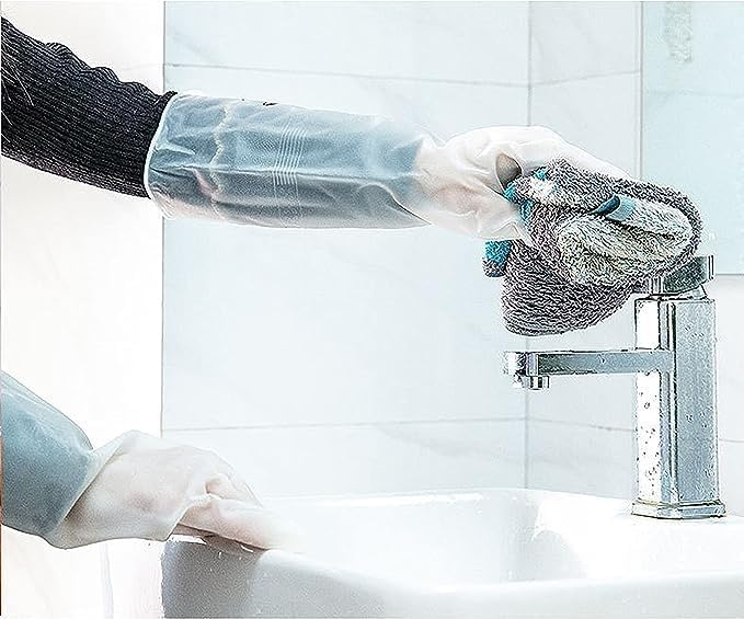 قفازات صغيرة متعددة الاستخدام – مقاومة للماء وخالية من اللاتكس – أبيض