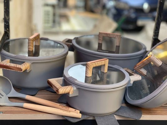 طقم حلل جرانيت فاخر 13 قطعة