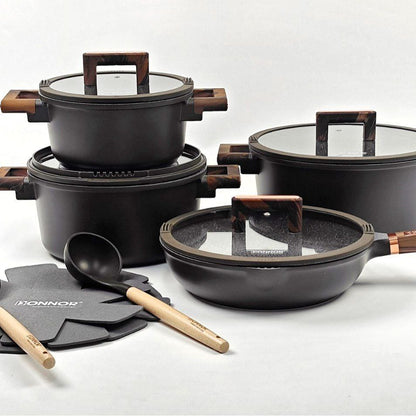 طقم حلل جرانيت فاخر 13 قطعة