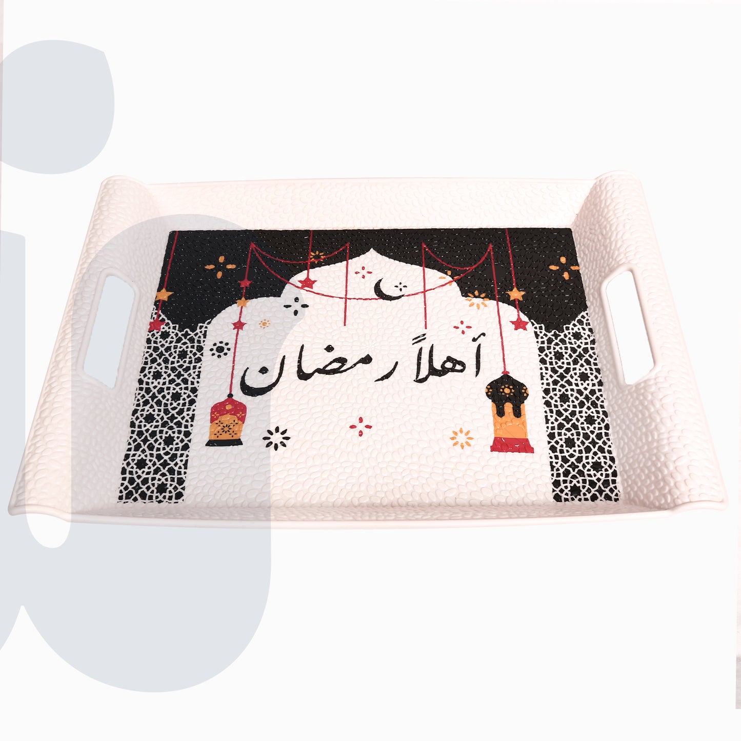 صينية ديكورية مقاس وسط بتصميم رمضاني