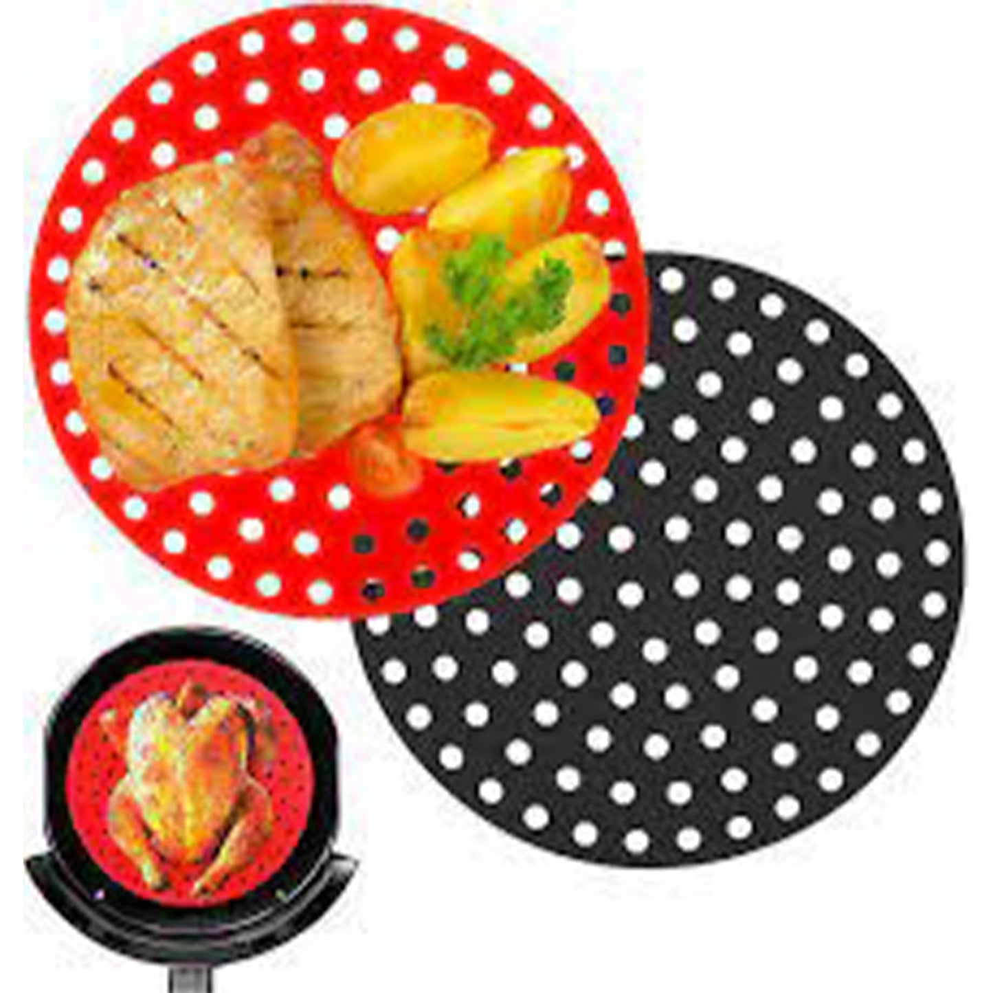 بطانات سيليكون قابلة لإعادة الاستخدام لقلاية الهواء