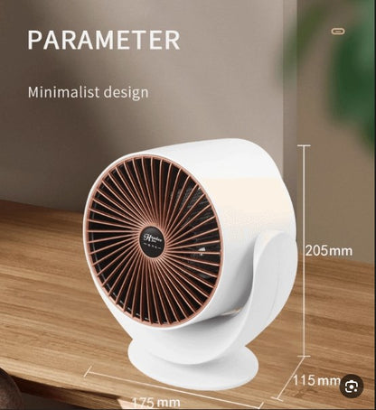 دفاية هوائية صغيرة محمولة بتصميم عصري – تدفئة سريعة وموفرة للطاقة للاستخدام المنزلي والمكتبي